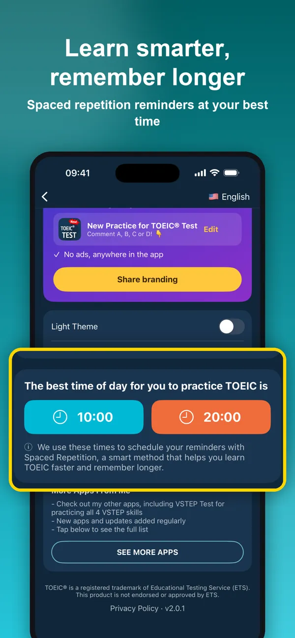 Practise this in New Practice for TOEIC Test